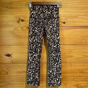 lululemon athletica Black Brown & White Speckled High-Rise Leggings
